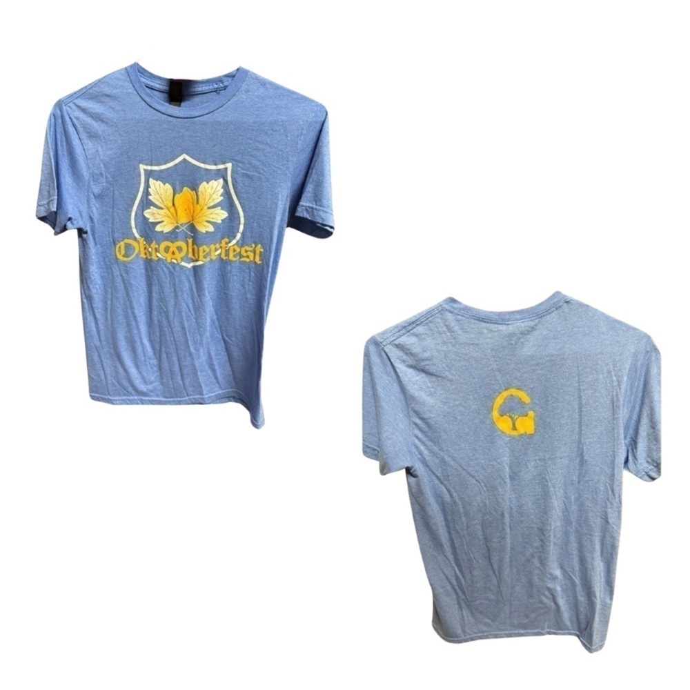 Oktoberfest T-Shirt - Blue (Size S, Women’s)